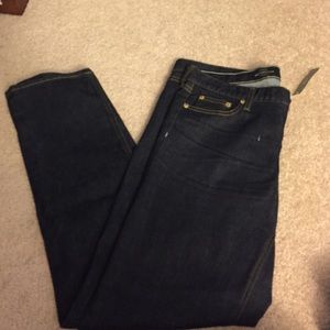 J Crew Dark Denim Matchstick Jeans