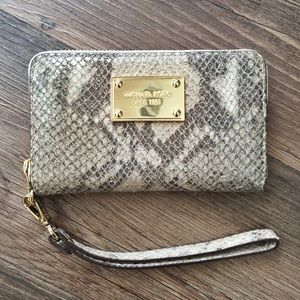 Michael Kors Python Print Wallet