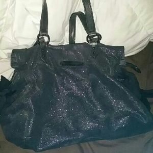 Black shimmering juicy couture purse