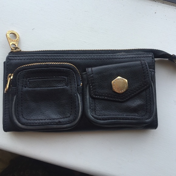 Marc jacobs black clutch wallet