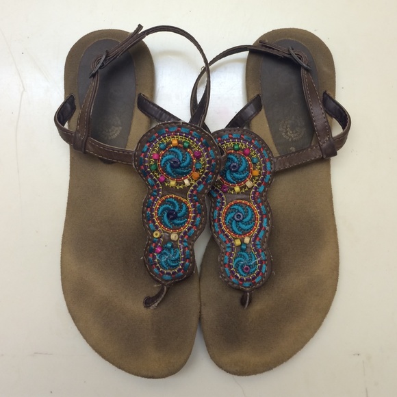 Colorful sandals