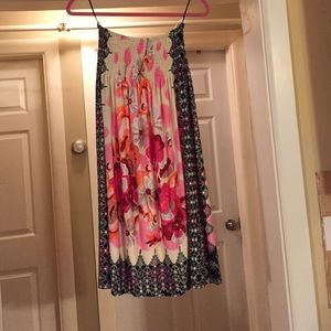 Strapless dress/bathing suit cover up