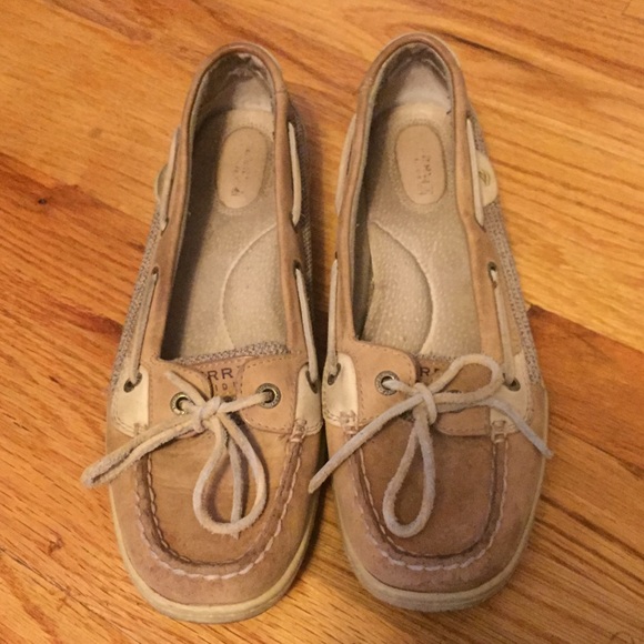 Beige Sperrys