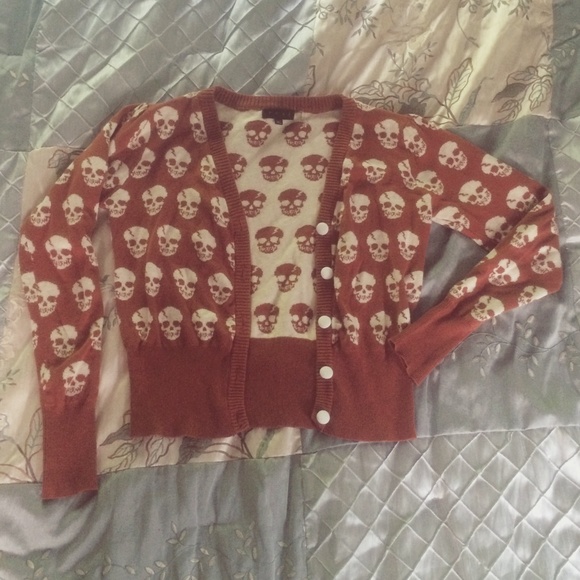 ModCloth Skull Cardigan