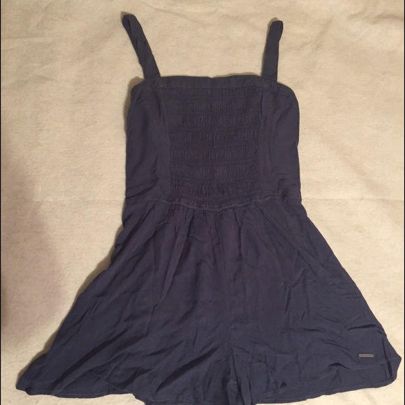 Abercrombie & Fitch Romper- Blue- Medium