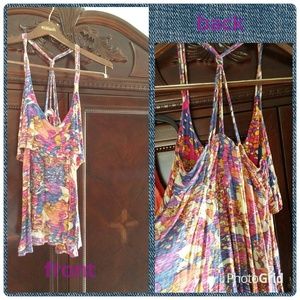 Cute spaghetti strap flowing top