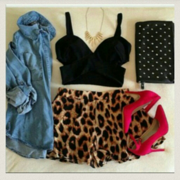 Black Crop Top