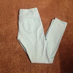 H&M Mint Skinny Jeans