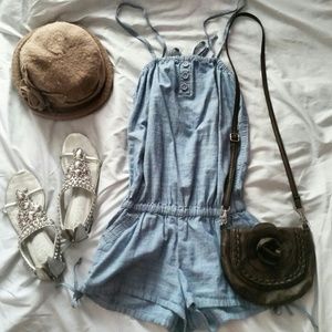 Blue Jean Romper