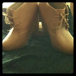 Charlotte russe tan booties