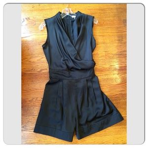 Sexy silk romper