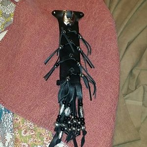 Harley Davidson hair beaded holder
