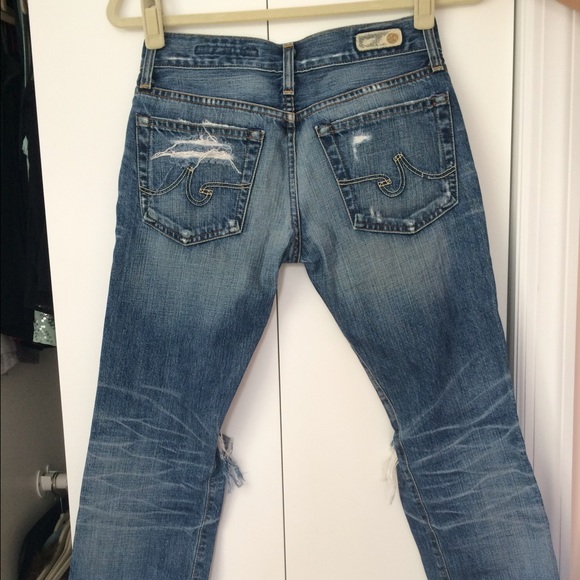 AG Adriano Goldschmied ex-boyfriend crop jeans - Picture 2 of 4