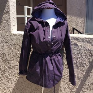 Plum rain jacket