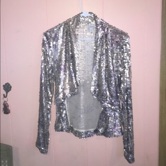 sequined blazer