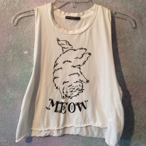 🔴SOLD🔴Meow Brandy muscle tank