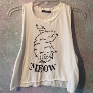 🔴SOLD🔴Meow Brandy muscle tank
