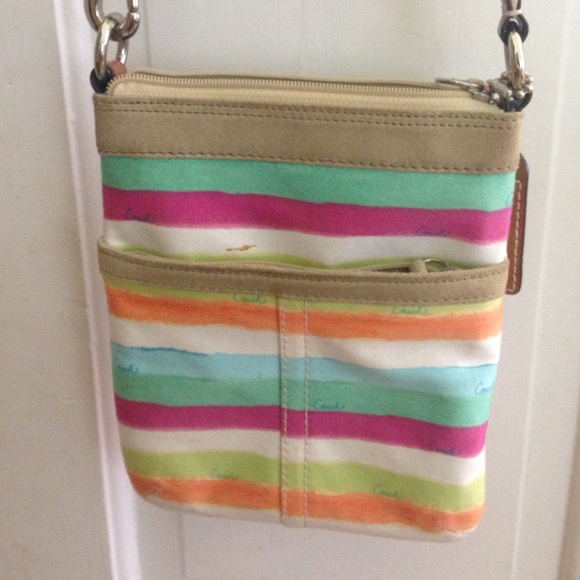 Coach cross body purse