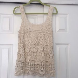 Lace tank