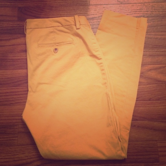 Mustard yellow GAP Pants