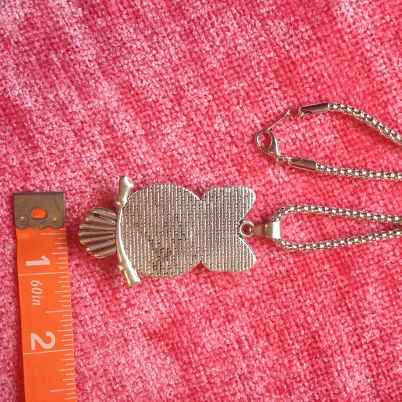 (E1) Whimsical Owl Necklace - Picture 3 of 3