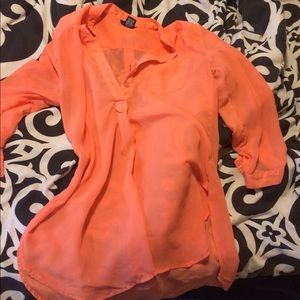 Coral Blouse