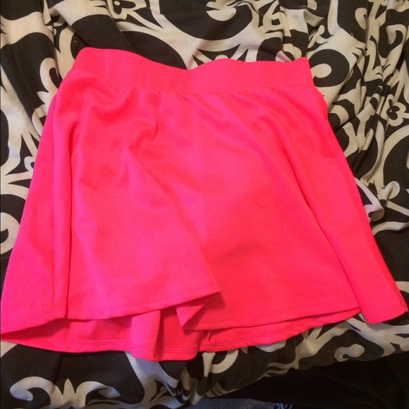 Hot Pink Skater Skirt