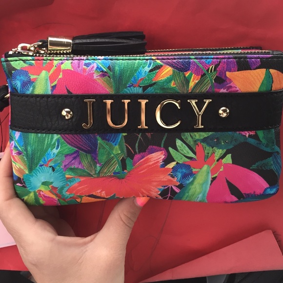 Juicy Couture Floral Wristlet