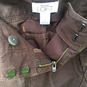 Dark brown Ann Taylor Loft skirt size 4