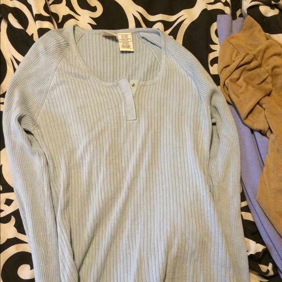 Light blue snap down shirt