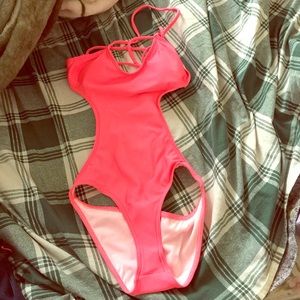 Delias coral monokini swimsuit