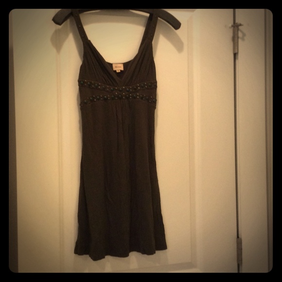Ella Moss forest green summer dress