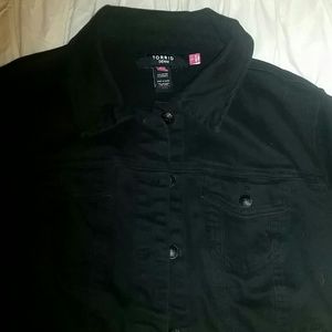 Torrid Black Denim Jacket