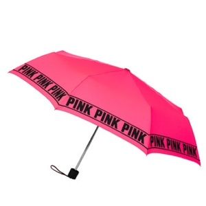 NEW PINK VS Limited logo Umbrella