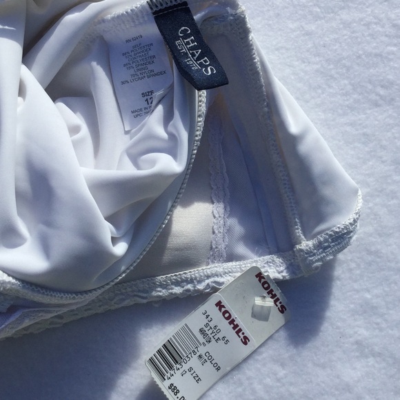 🚫SOLD TO FRIEND🚫Wht Lace Overlay Swimsuit -NWT - Picture 4 of 4