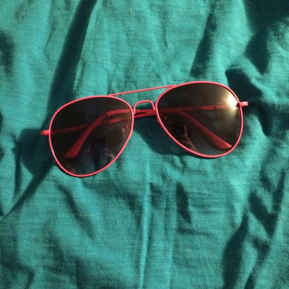 Pink Aviator Sunglasses