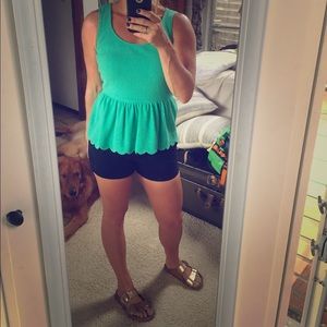 Anthro Peplum tank