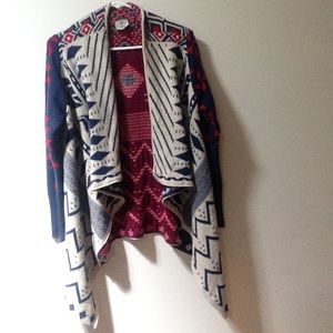 Tribal Design Cardigan