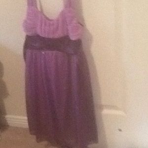 Super cute purple glittery mymichelle dress!NEW!!