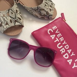 🌵Oversized pink sunglasses