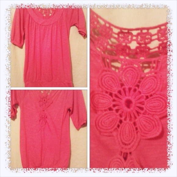 Derek Heart pretty in pink top