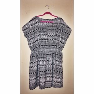 Black & White Pattered Dress