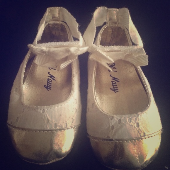 Old Navy, ankle wrap shoes.