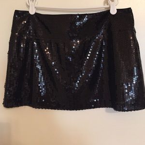 Sequin mini skirt