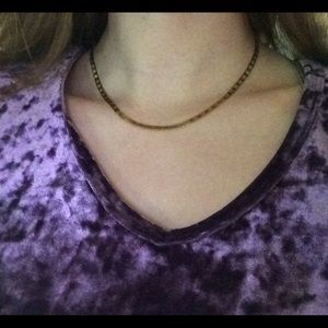 14 kt herringbone gold chain