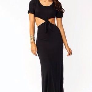 🎉🎉HOST PICK🎉🎉 NWOT Black Open Back Maxi Dress