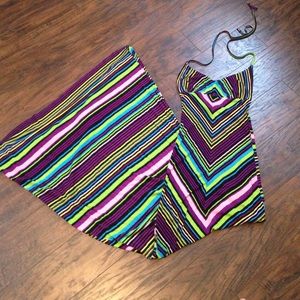 Halter style maxi dress