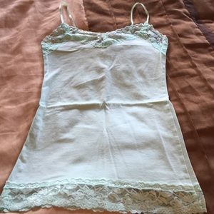 NWOT Charlotte Russe mint green spaghetti strap