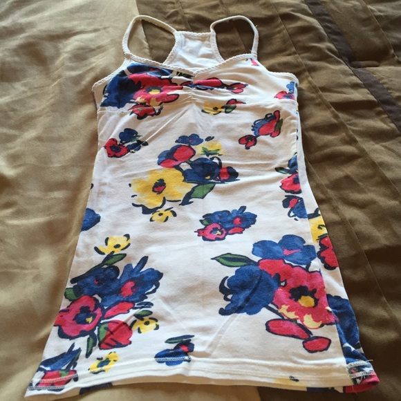 Floral racer back Aeropostale tank