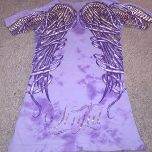 Sinful angel wing shirt